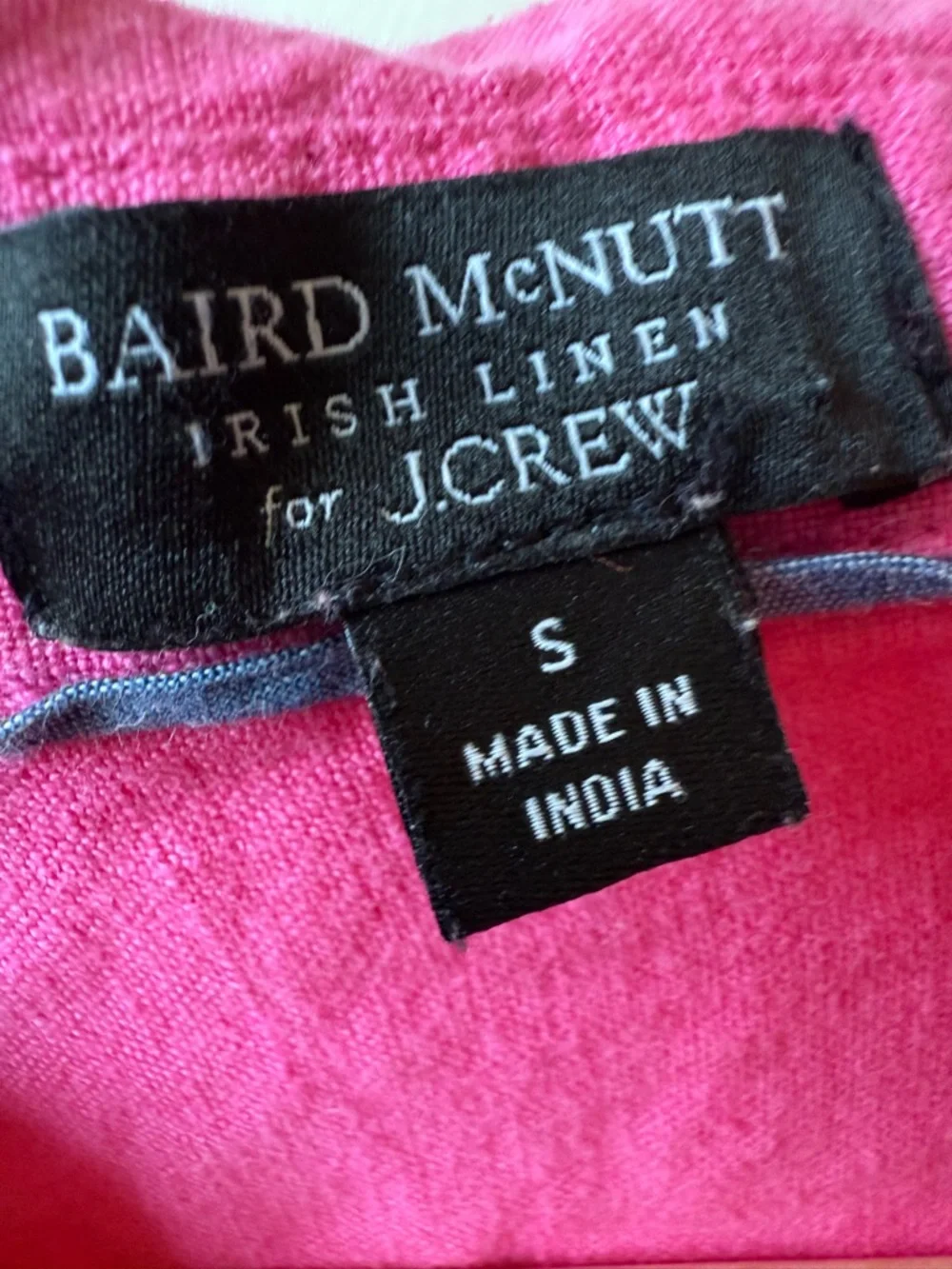 J CREW Baird McNutt Relaxed Fit Irish‎ linen Shirtdress Dress Summer Coastal S